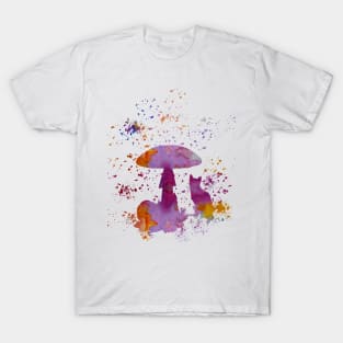 Cat and Mushroom T-Shirt